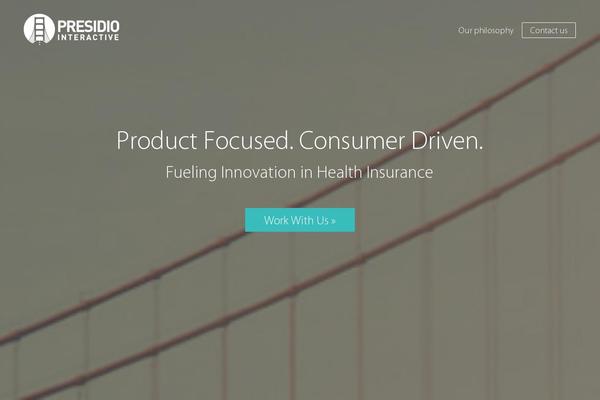 Presidio theme site design template sample