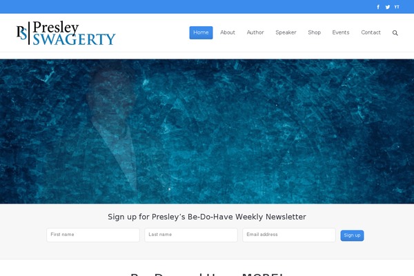 Site using Salient-social plugin