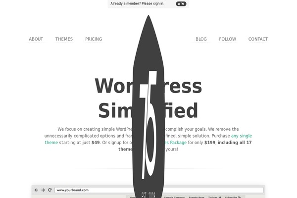 Site using Easy Digital Downloads plugin
