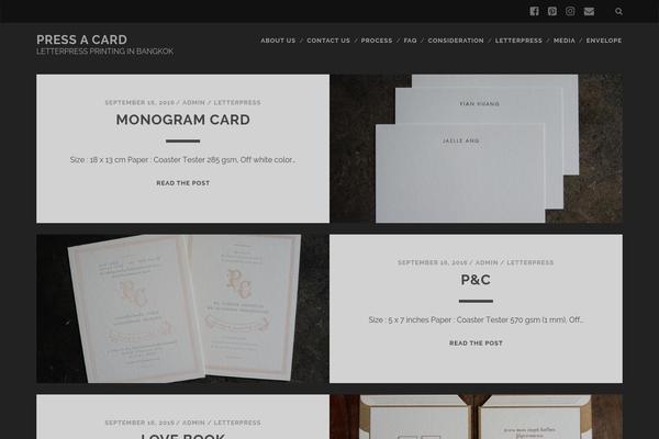 Matheson theme site design template sample