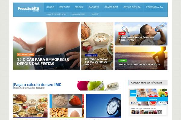 Site using Ele-blog plugin