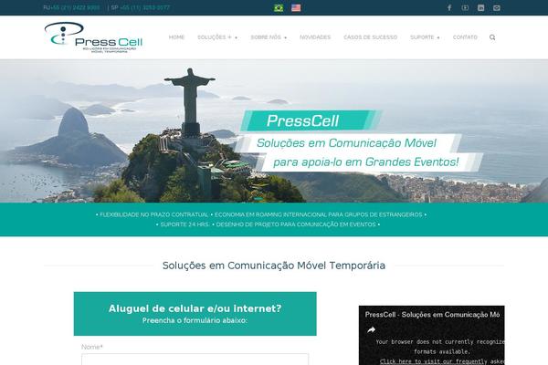 Mobilz theme site design template sample