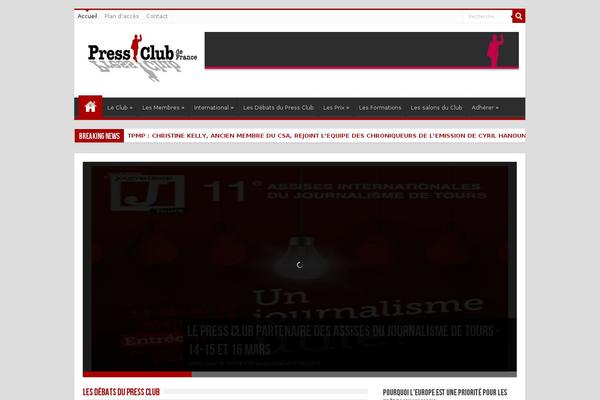 Site using Display RSS Feed plugin
