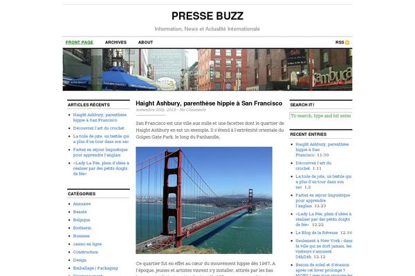 Site using Social Bookmarks plugin