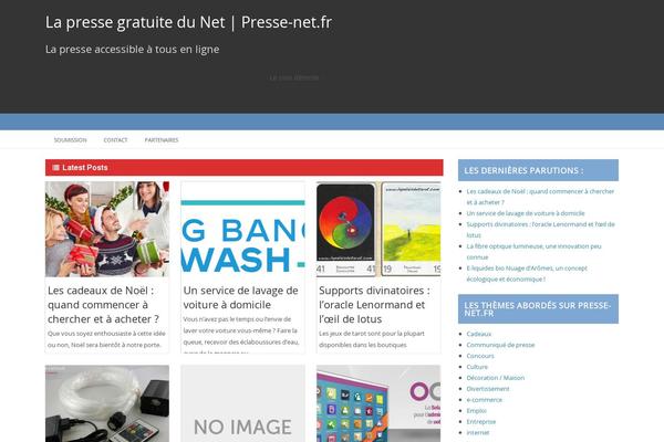 ProMax theme site design template sample