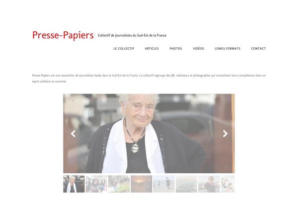 Maxwell theme site design template sample