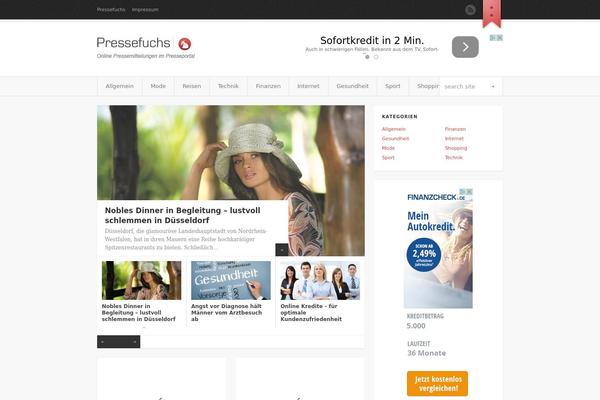 Shoutbox theme site design template sample