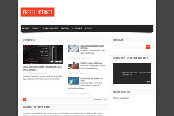 Gameleon theme site design template sample