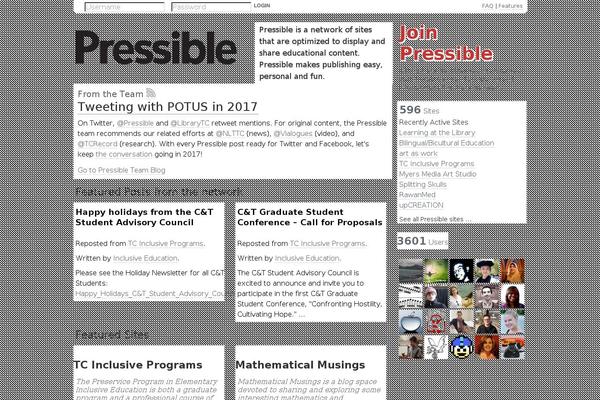 Enspire theme site design template sample