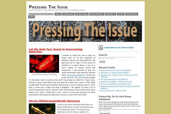 PrimePress theme site design template sample