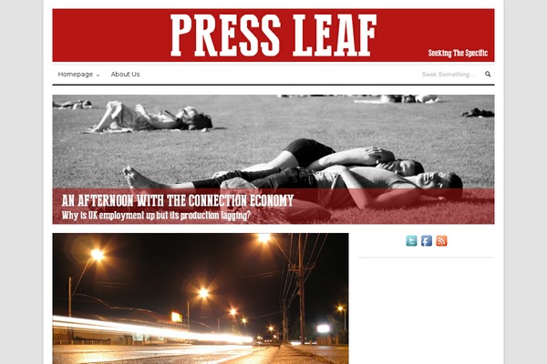 pressleaf.com site used Bulteno-theme