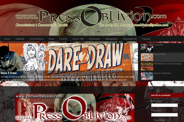 pressoblivion.com site used Custom-community2013