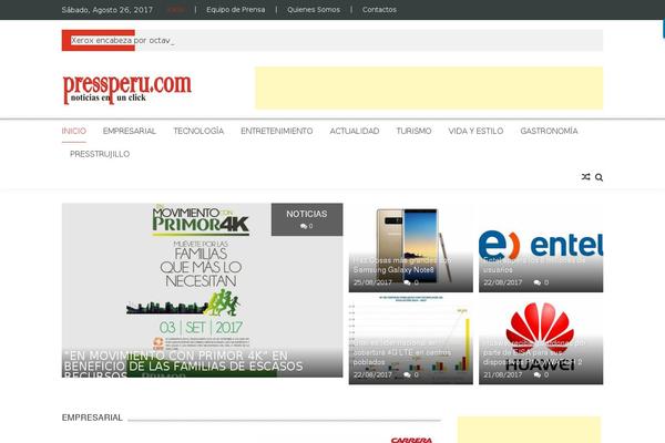 NewsCard theme site design template sample