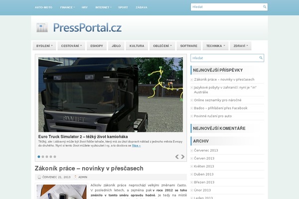 Snips theme site design template sample