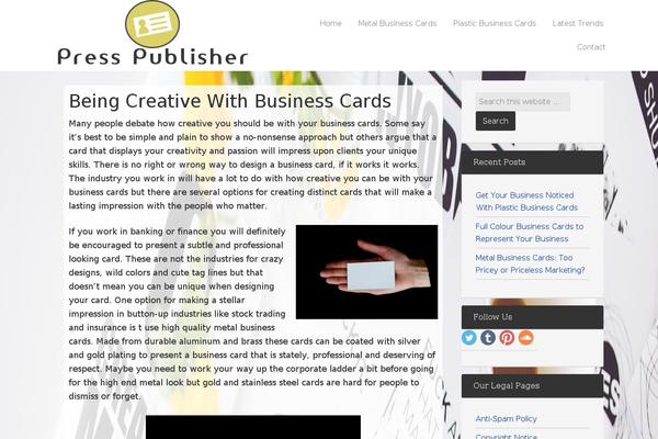 Genesis theme site design template sample