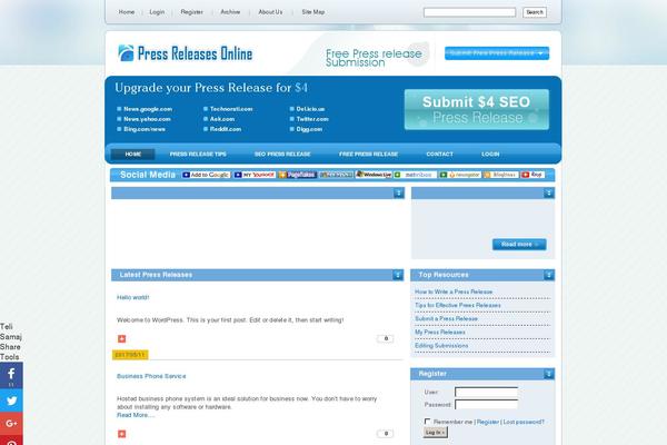 Twenty Seventeen theme site design template sample