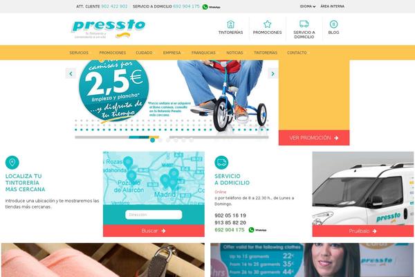pressto.es site used Pressto