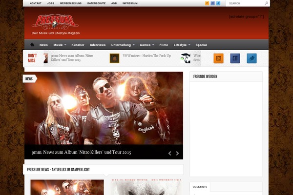 Made theme site design template sample
