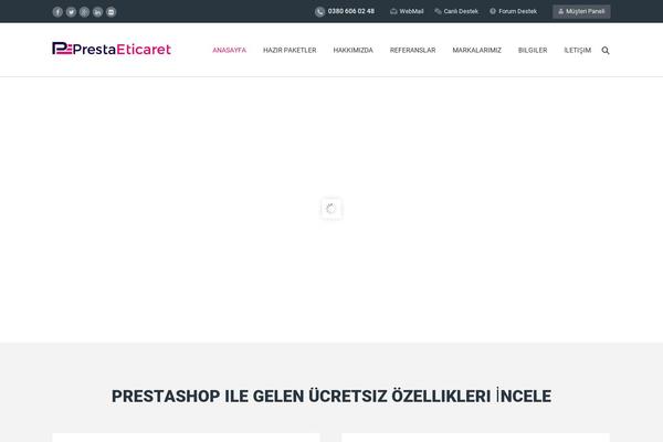 Arkahost theme site design template sample