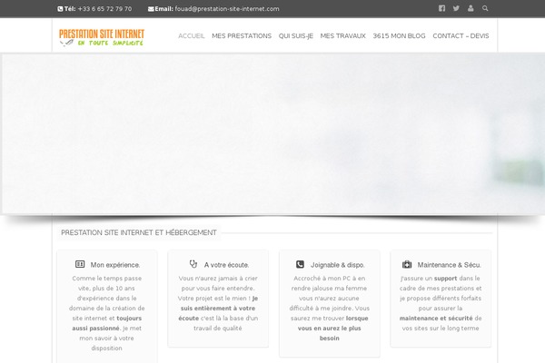 prestation-site-internet.com site used Madrid