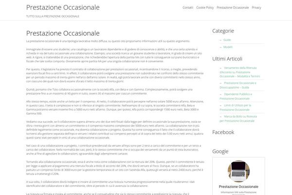 prestazioneoccasionale.com site used Boss-pro