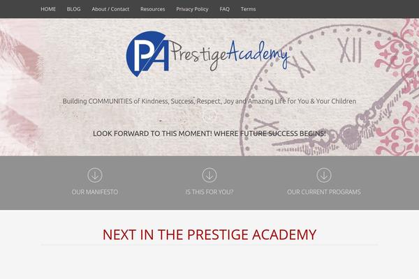 Radiate theme site design template sample