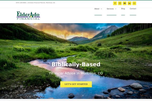 Site using Fusion-builder plugin