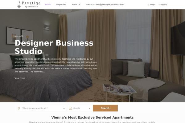 prestigeapartments.com site used Wprentals