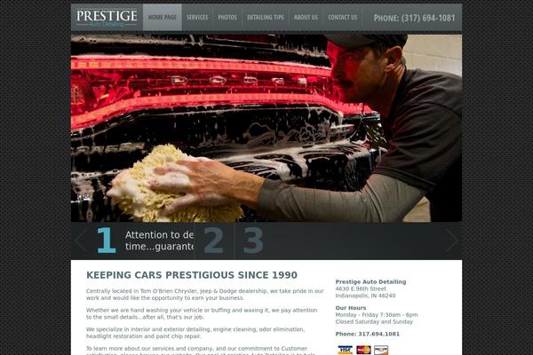 prestigeautodetailing.com site used Theme1843