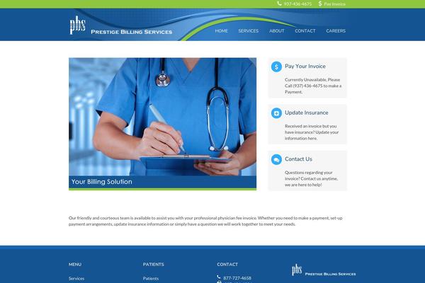 Avada theme site design template sample