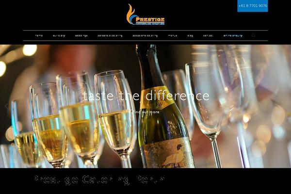 Prestige theme site design template sample