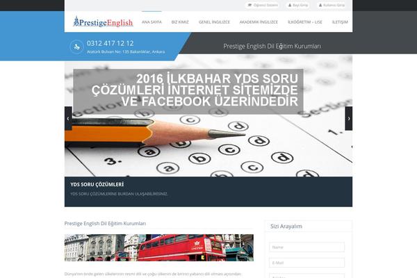 My College theme site design template sample