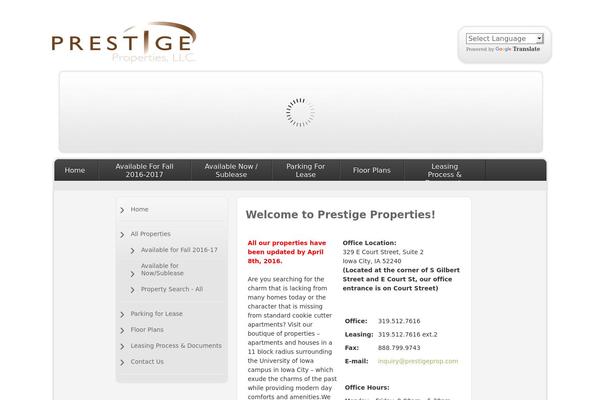 prestigeprop.com site used Prestige