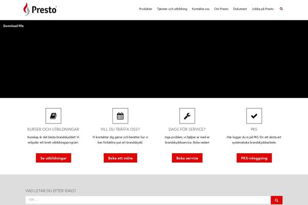 presto.se site used Flat-responsive-child