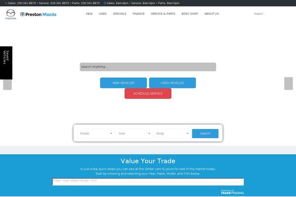 Dealer Inspire common theme site design template sample