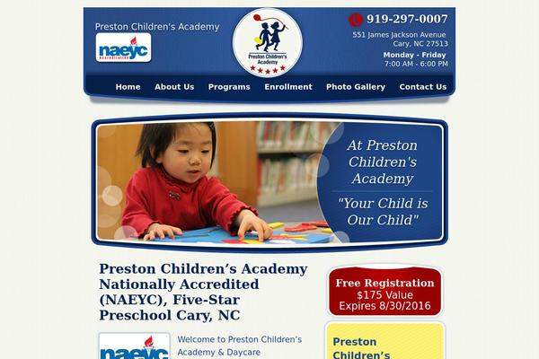 prestonacademy.com site used Preston