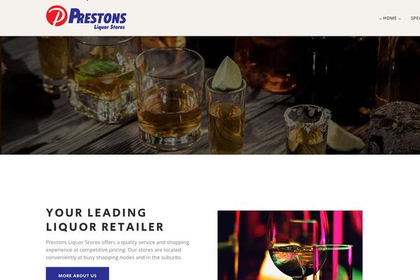 Aperitif theme site design template sample