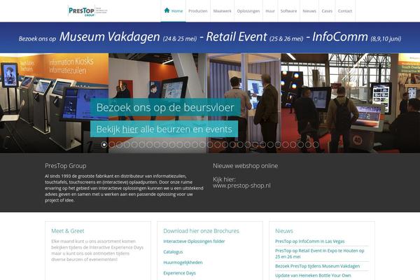 Infinite theme site design template sample