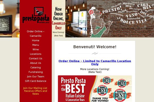 Eatery theme site design template sample
