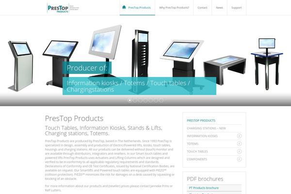 Infinite theme site design template sample