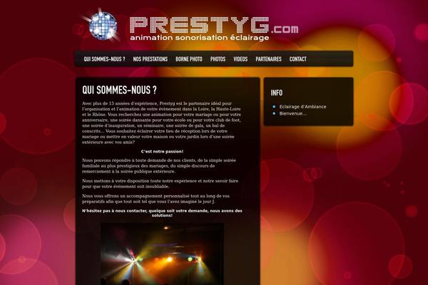 Dance Floor theme site design template sample