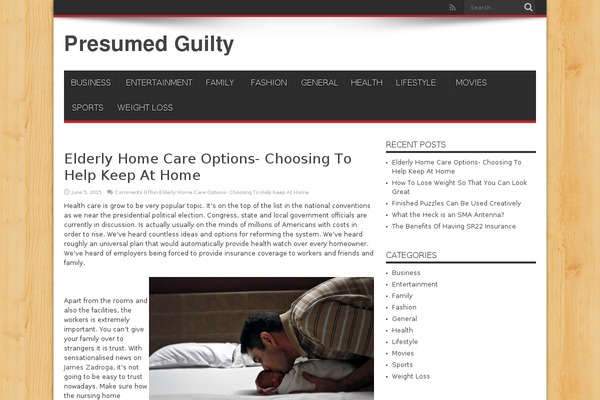 Jarida theme site design template sample