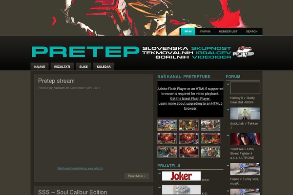 Gamesmania theme site design template sample