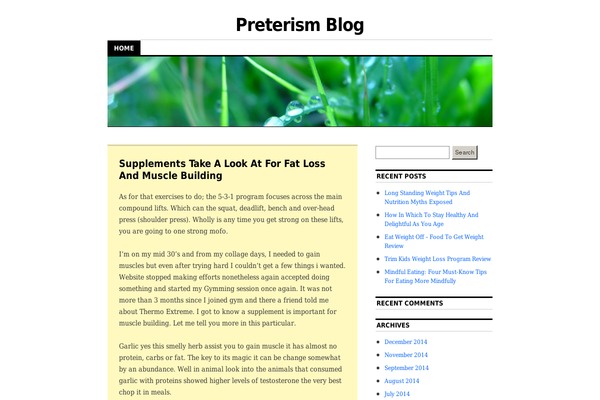 Coraline theme site design template sample