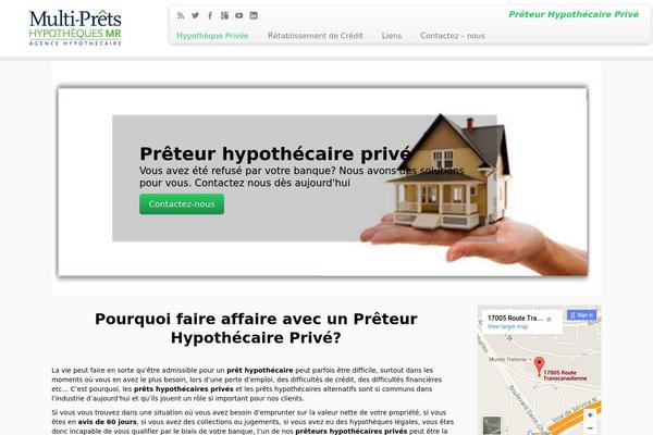 Customizr theme site design template sample