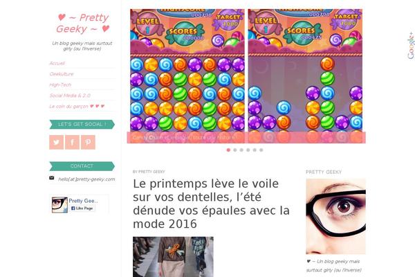 Site using Really Simple Share plugin
