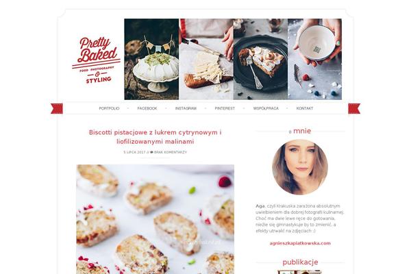 Sugar and Spice theme site design template sample