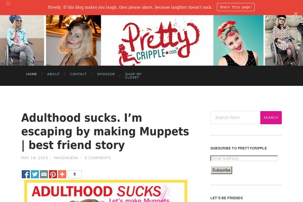 Site using Ultimate Social Media Icons PLUS plugin