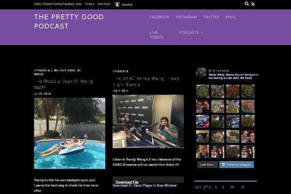 Site using Podcasting Plugin by TSG plugin
