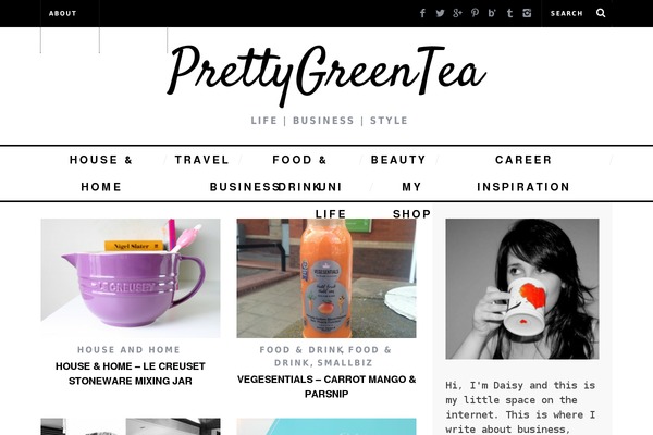 SimpleMag child theme site design template sample